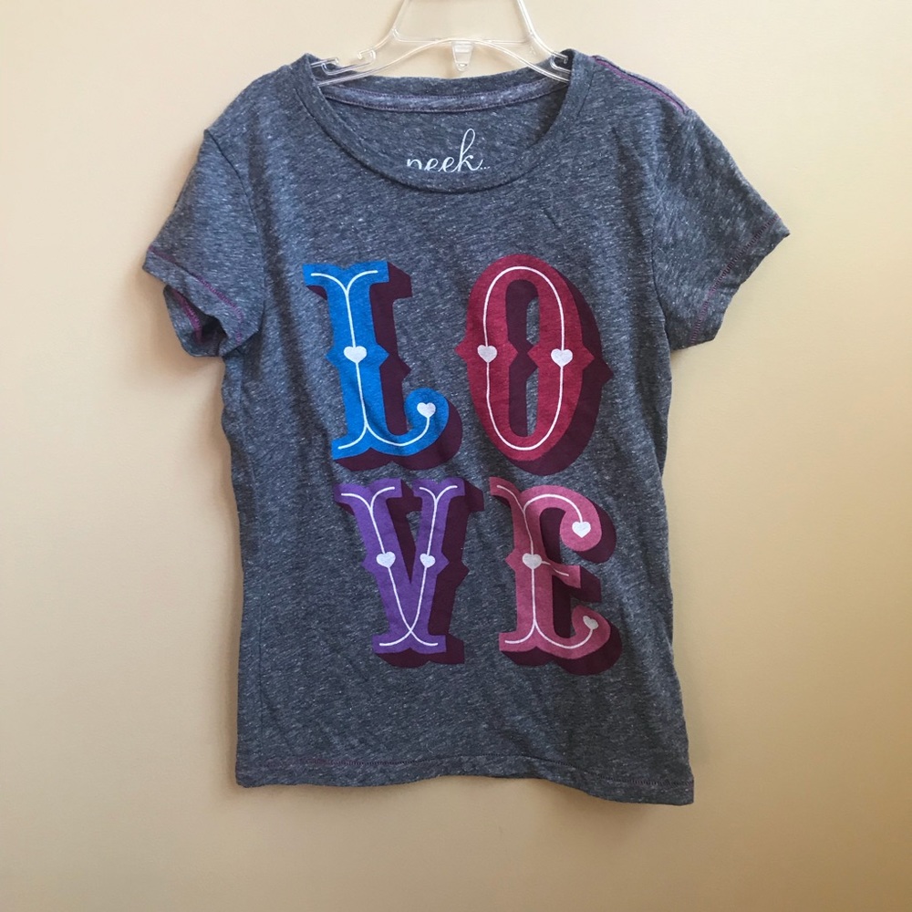 NWT PEEK GIRLS LOVE TEE SHIRT ❤️
